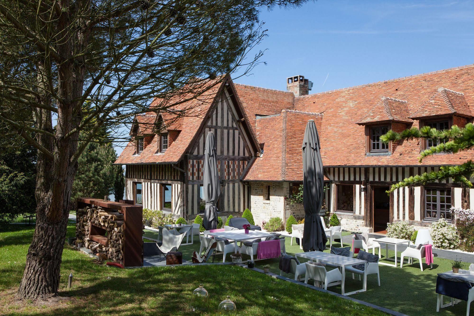 La Chaumiere Hotell Honfleur Eksteriør bilde